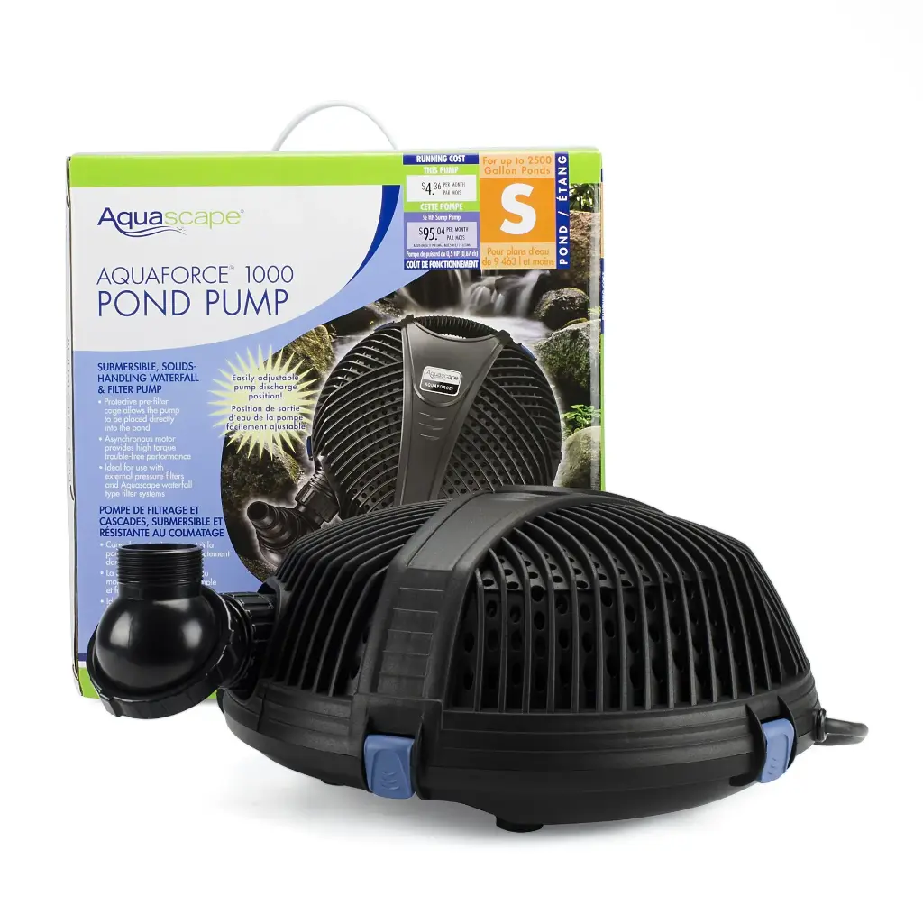 AQUASCAPE AQUAFORCE 1000 SOLIDS-HANDLING POND PUMP