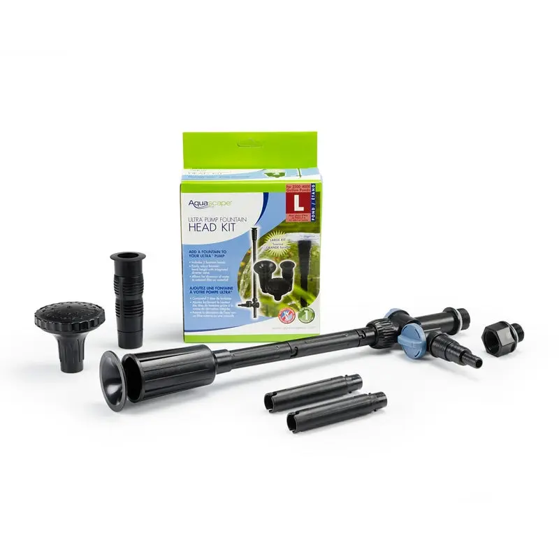 AQUASCAPE LARGE ULTRA PUMP FOUNTAIN HEAD KIT