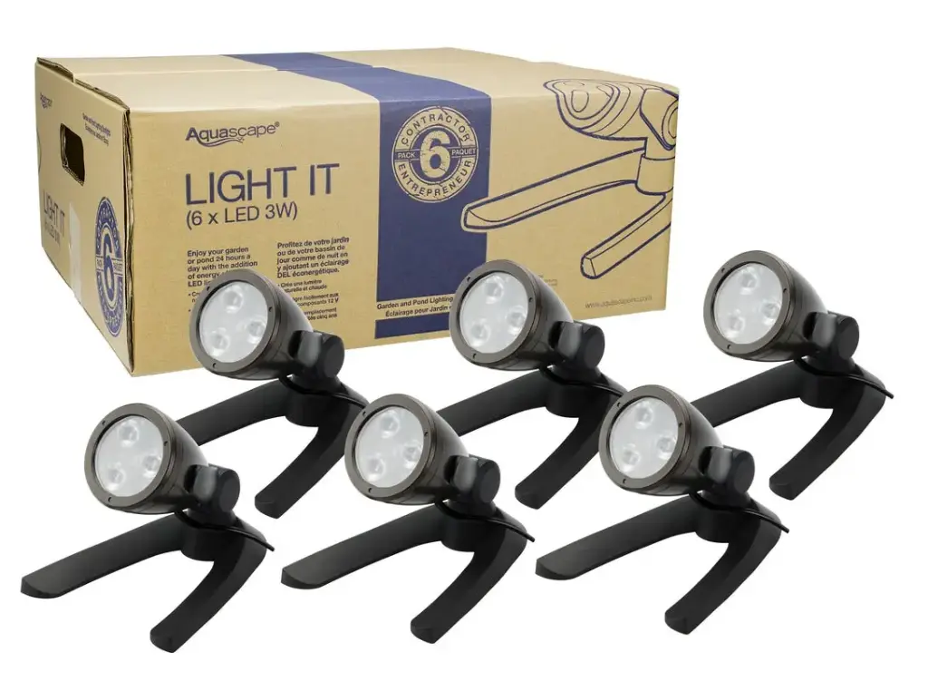 AQUASCAPE SPOTLIGHT - 3-WATT - 6-PACK