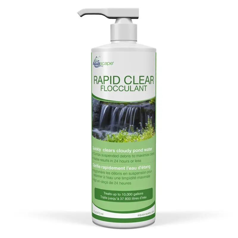 AQUASCAPE RAPID CLEAR FLOCCULANT - 16 OZ / 473 ML