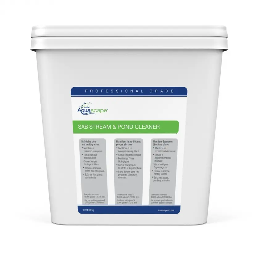 AQUASCAPE PRO SAB STREAM & POND CLEANER PROFESSIONAL GRADE - 9 LB / 4.08 KG