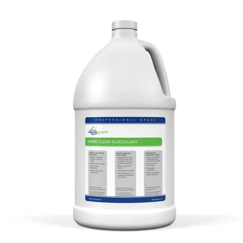 AQUASCAPE PRO RAPID CLEAR FLOCCULANT PROFESSIONAL GRADE - 1 GAL / 3.78 L