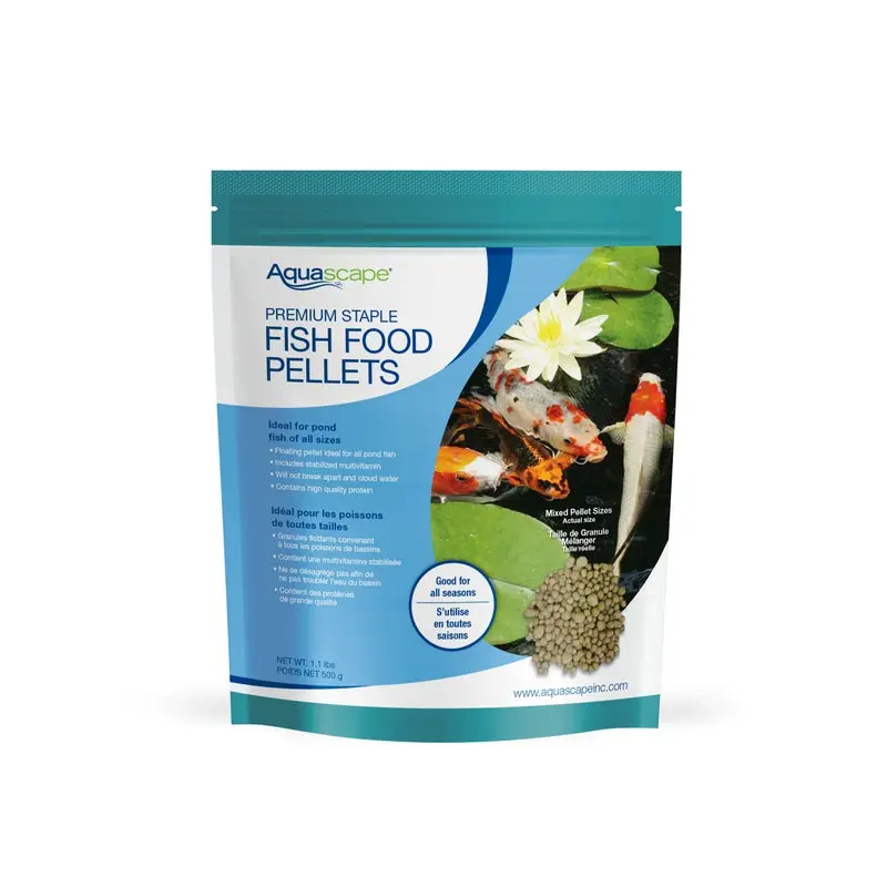 AQUASCAPE PREMIUM STAPLE FISH FOOD-MIXED PELLETS - 1.1 LB / 500 G
