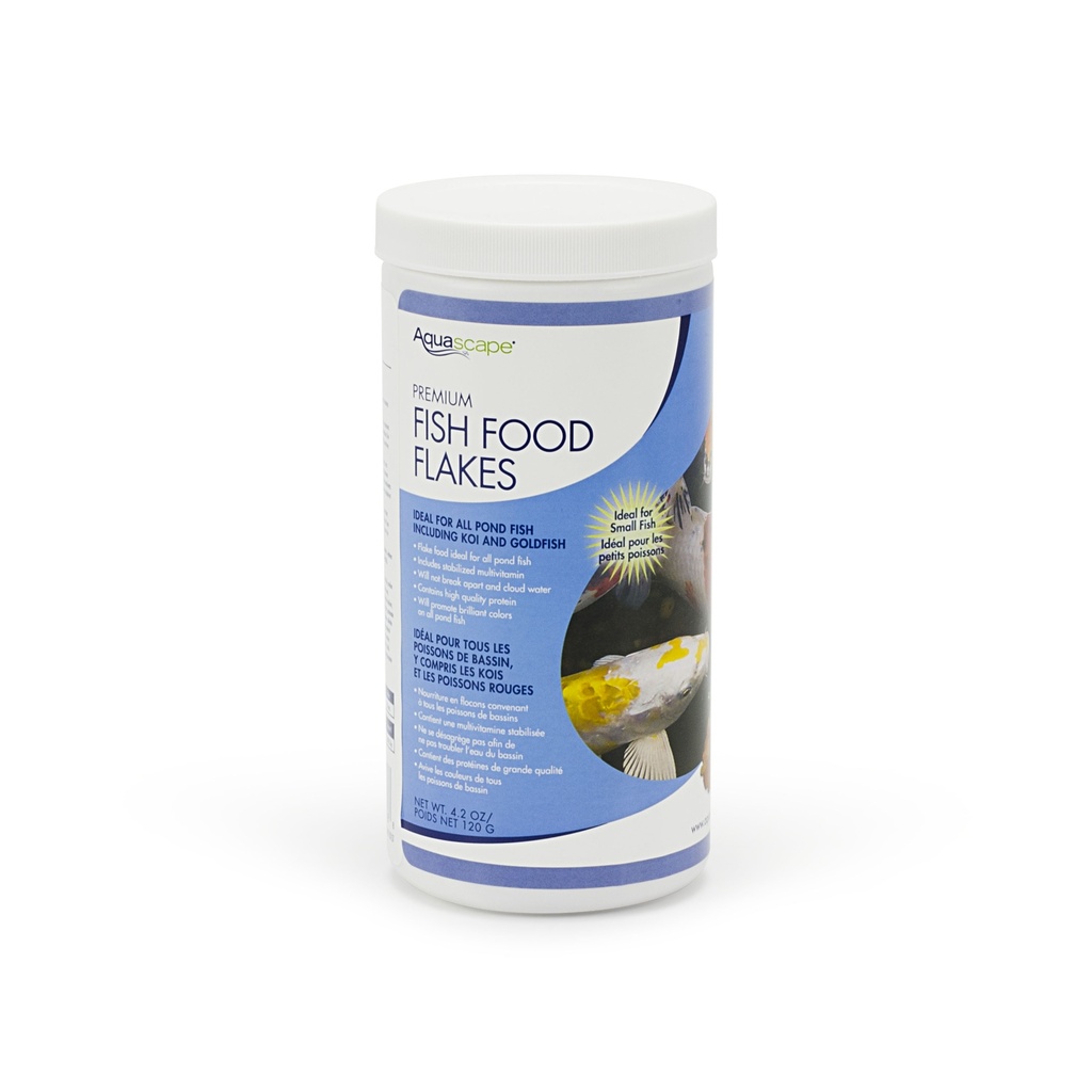 AQUASCAPE PREMIUM FISH FOOD FLAKES 4.2 OZ / 119 G