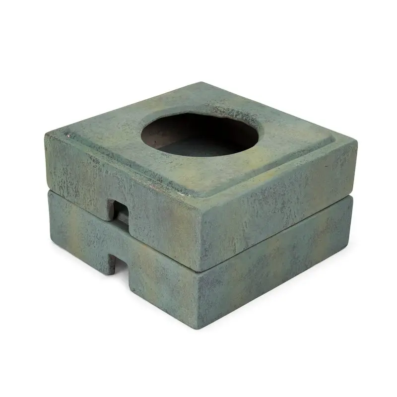 AQUASCAPE SPILLWAY BOWL STAND - PATINA - 4" H (10 CM) - 2-PACK