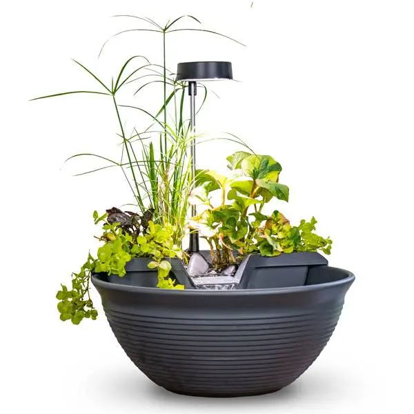AQUASCAPE AQUAGARDEN TABLETOP FOUNTAIN KIT GRAY