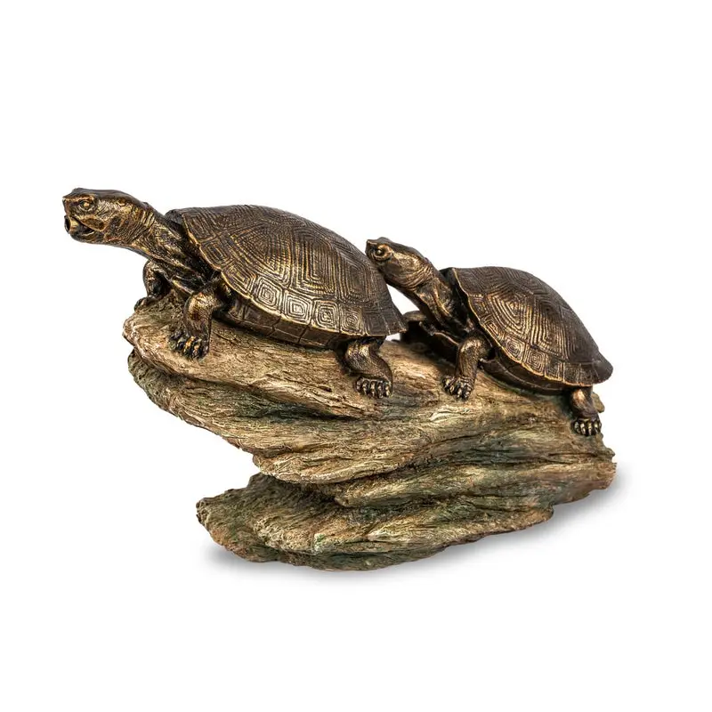 AQUASCAPE DOUBLE TURTLE ON LOG SPITTER