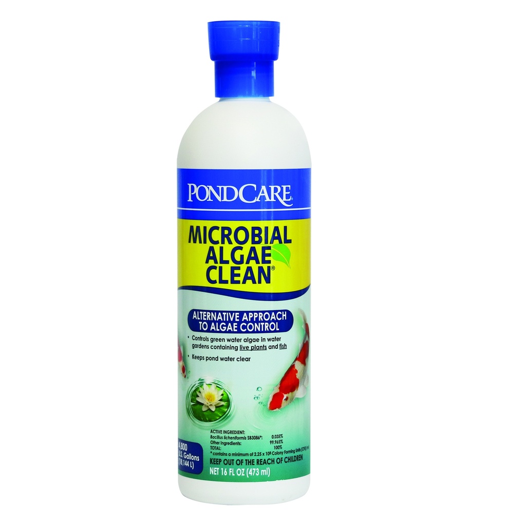 Mars Fishcare PONDCARE MICROBIAL ALGAE CLEAN Biological Inhibitor of Green Water, Alternative approach to algae control