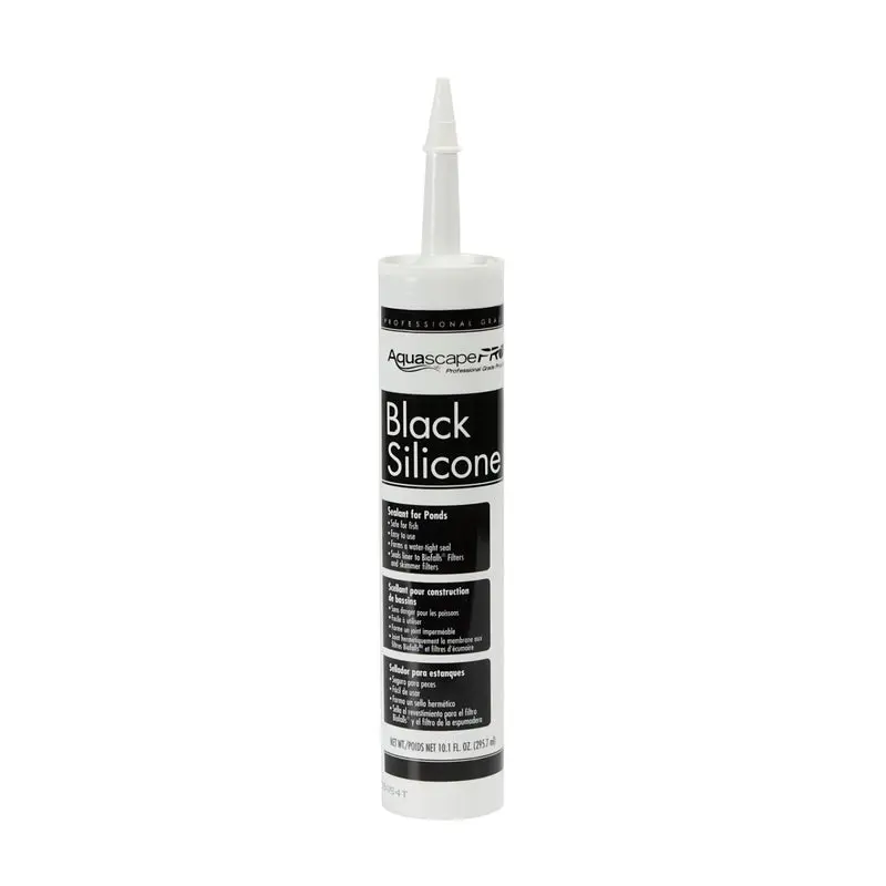AQUASCAPE PRO SILICONE SEALANT TUBE-BLACK - 10.1 OZ / 316 ML