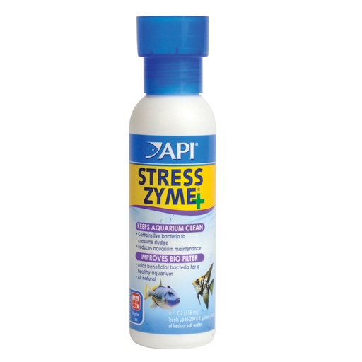 [AP56C] Mars Fishcare API STRESS ZYME Freshwater and Saltwater Aquarium Cleaning Solution (4 FL OZ)
