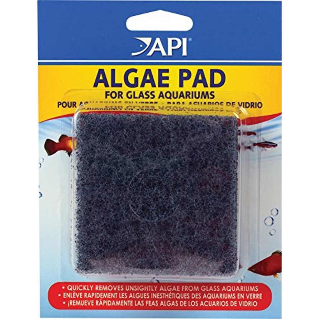 Mars Fishcare API HAND HELD ALGAE PAD For Glass Aquariums 1-Count Container