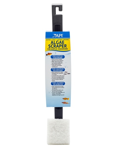 [AP43] Mars Fishcare API ALGAE SCRAPER For Acrylic Aquariums 1-Count Container