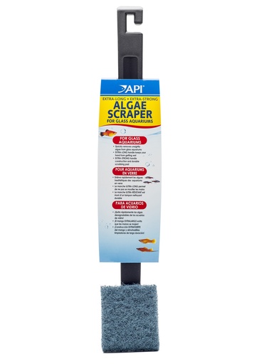 [AP21] Mars Fishcare API ALGAE SCRAPER For Glass Aquariums 1-Count Container
