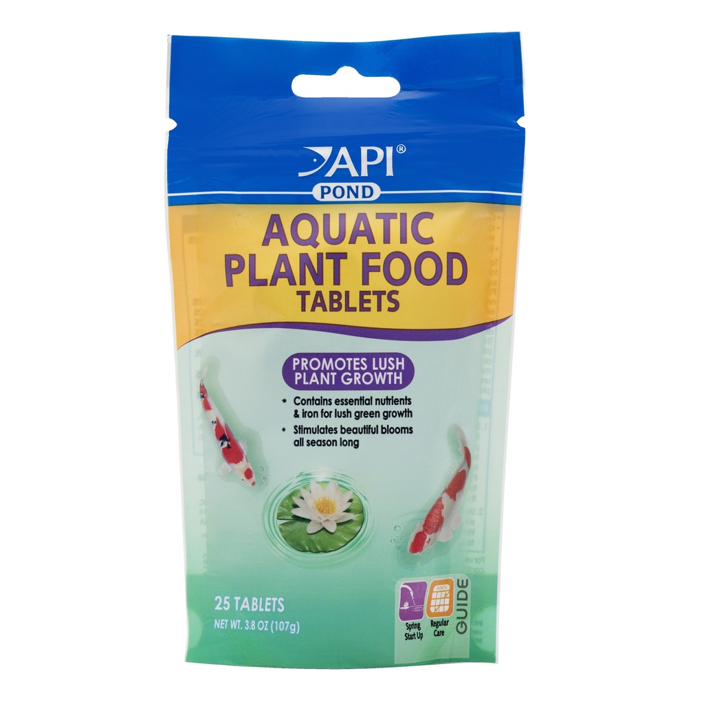 Mars Fishcare API PONDCARE AQUATIC PLANT FOOD TABLETS Potted Plant Fertilizer 3.8-ounce