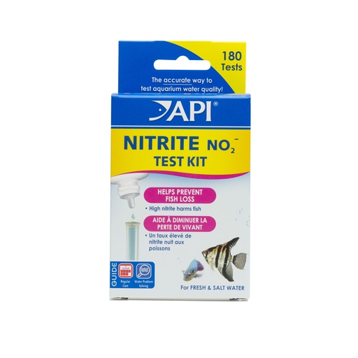 [AP26] Mars Fishcare API NITRITE TEST KIT 180-Test Freshwater and Saltwater Aquarium Test Kit