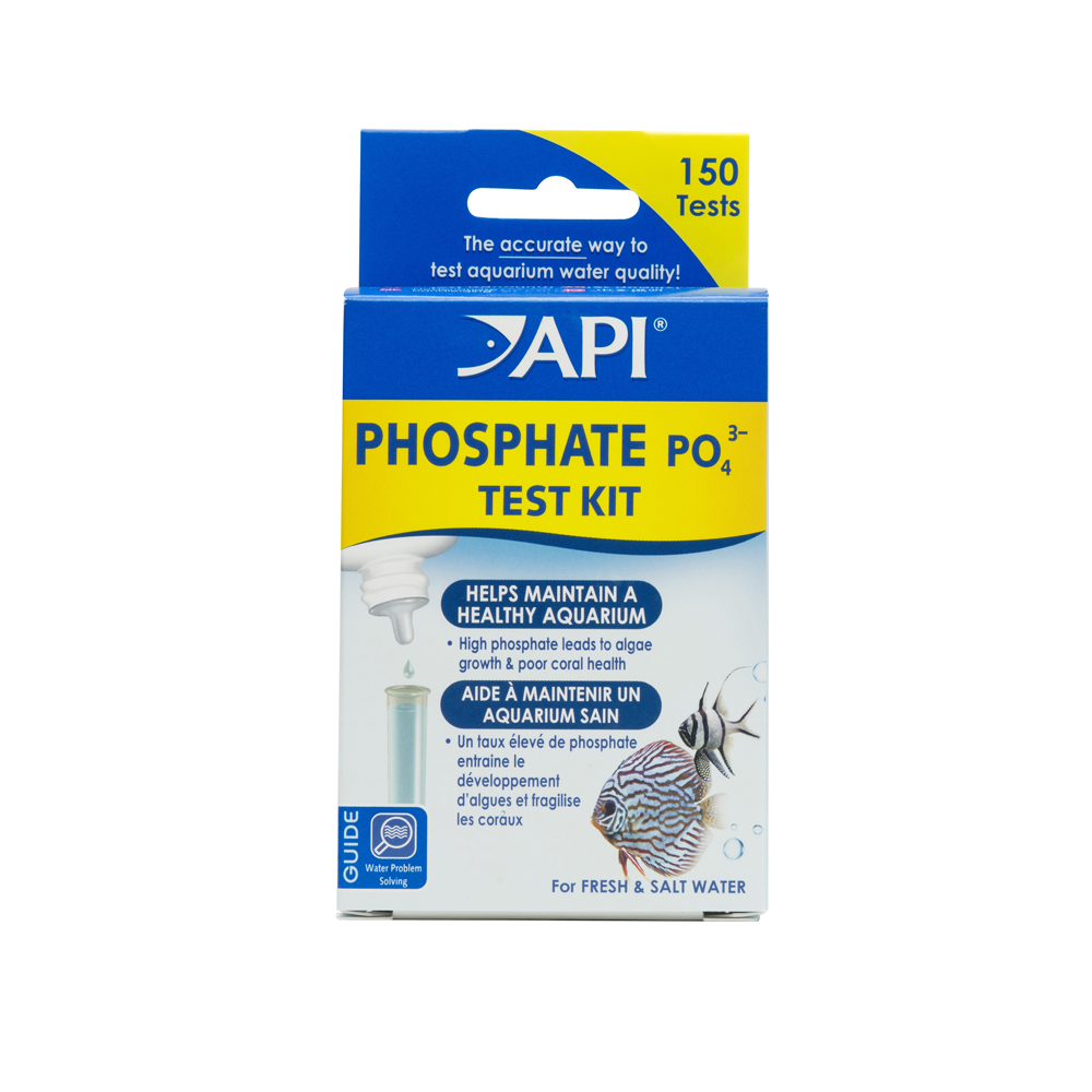 Mars Fishcare API PHOSPHATE TEST KIT 150-Test Freshwater and Saltwater Aquarium Water Test Kit