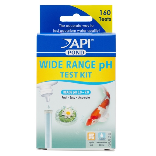 [AP160] Mars Fishcare API POND WIDE RANGE pH TEST KIT 160-Test Pond Water Test Kit