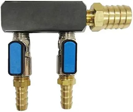 Matala 2 Valve Heavy Duty Air Manifold (1/2" Barb)