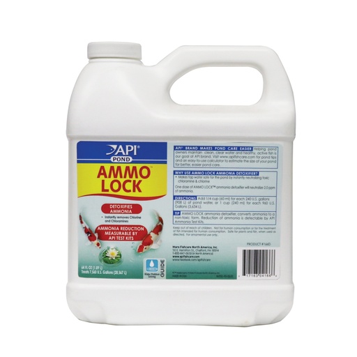 [AP166D] Mars Fishcare API POND AMMO-LOCK Pond Water Ammonia Detoxifier (64 OZ)