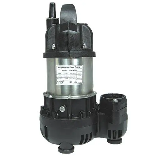 Matala 1/3 HP GeyserMax-Flow Pump 2" Outlet 4700 gph