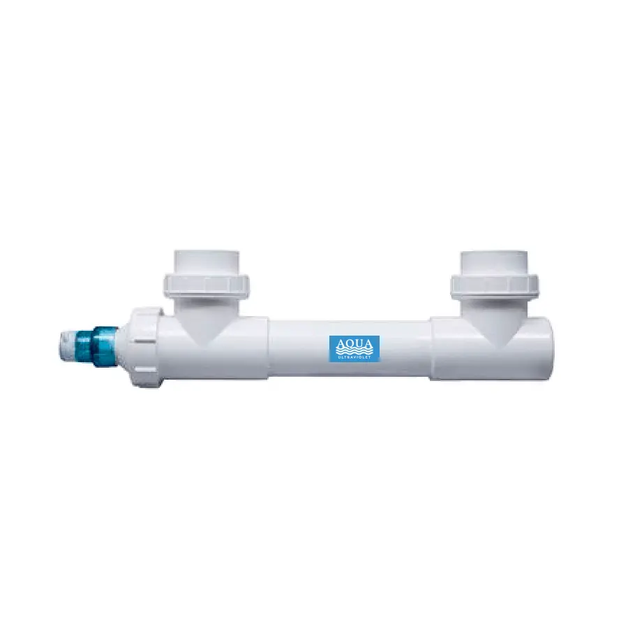 Aqua Ultraviolet Classic Inline UV Sterilizer 25 Watt 3/4" Barb Black