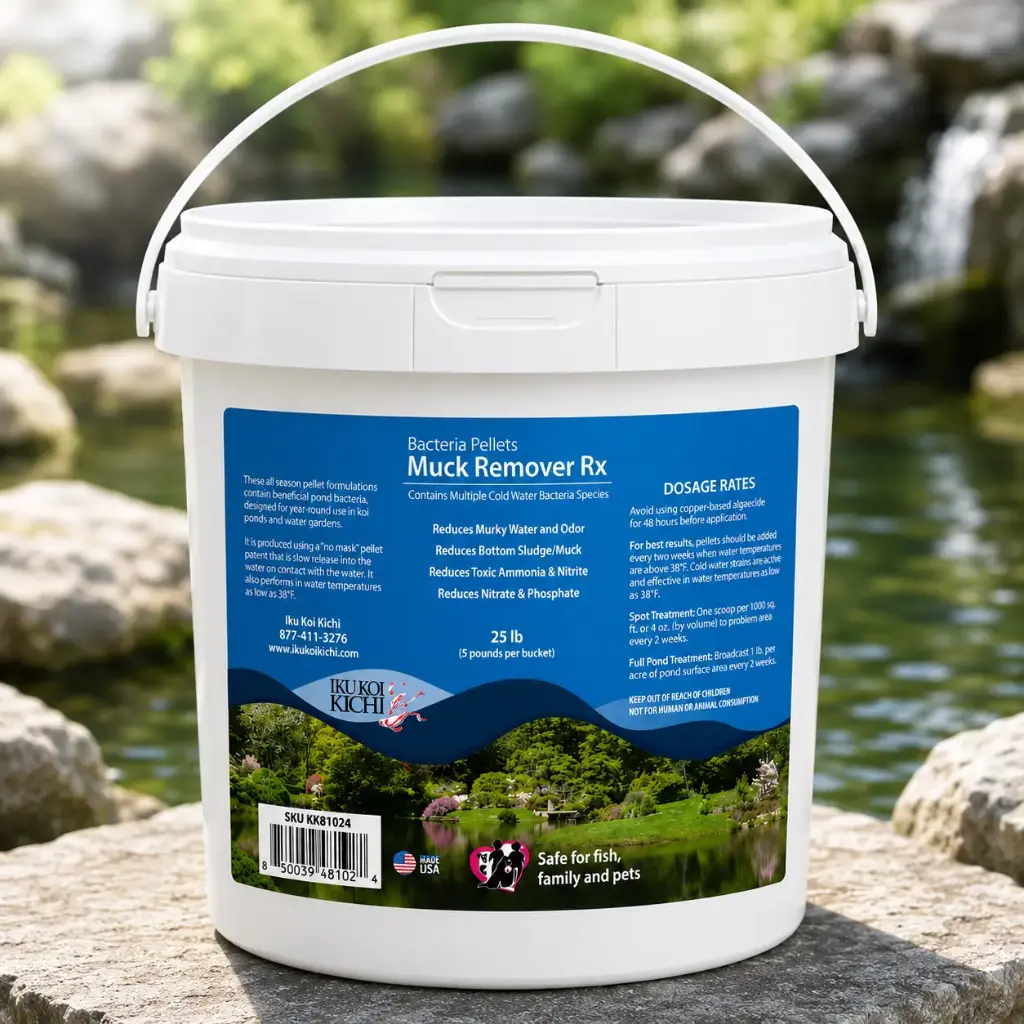 IKU KOI KICHI Muck Remover Pellets RX 25lb