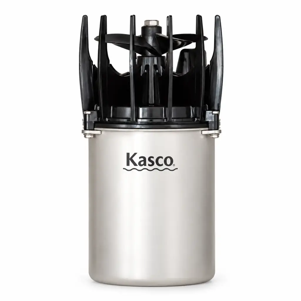 Kasco 4400 Aquaticlear, Clog resistant Circulator, 1HP, 1PH w/ 3' Stub Cord, male half of Quick Disconnect ONLY