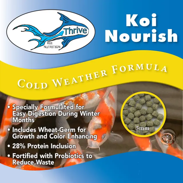 Anjon Manufacturing 10Lb Bag of Thrive Koi Nourish - Cold Weather Formula