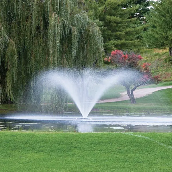 Kasco 5.3 VX Fountain, 5HP, 240V, 3PH, 1PH w/6' Quick Disc. Stub Cord