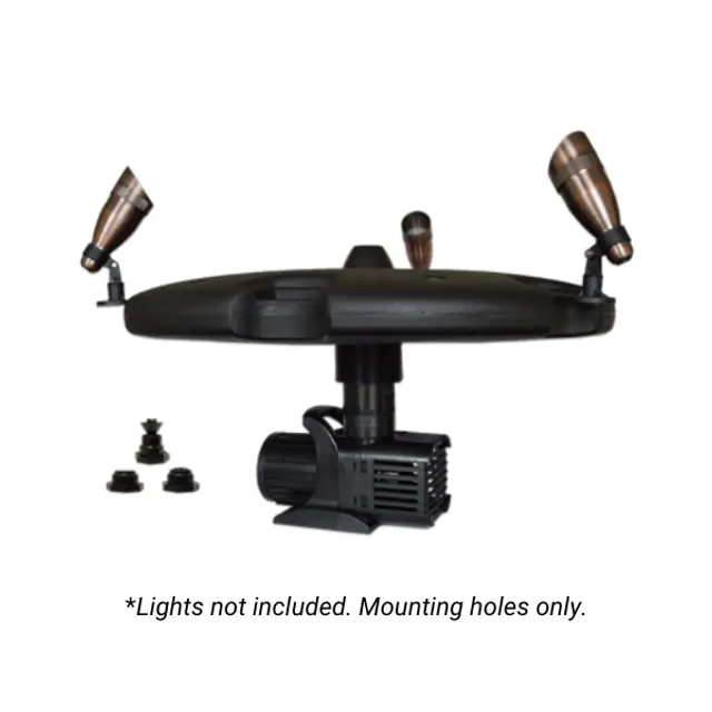Anjon Manufacturing 1.25 HP Floating Fountain w/ 200’ QD Cord & 5 Patterns