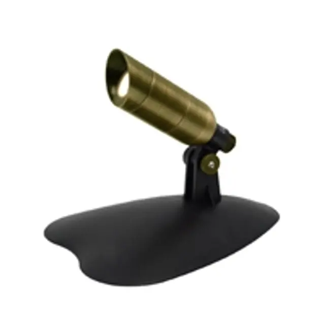 Anjon Manufacturing 1-Watt LED Brass Mini Spotlight with 6-Watt Transformer