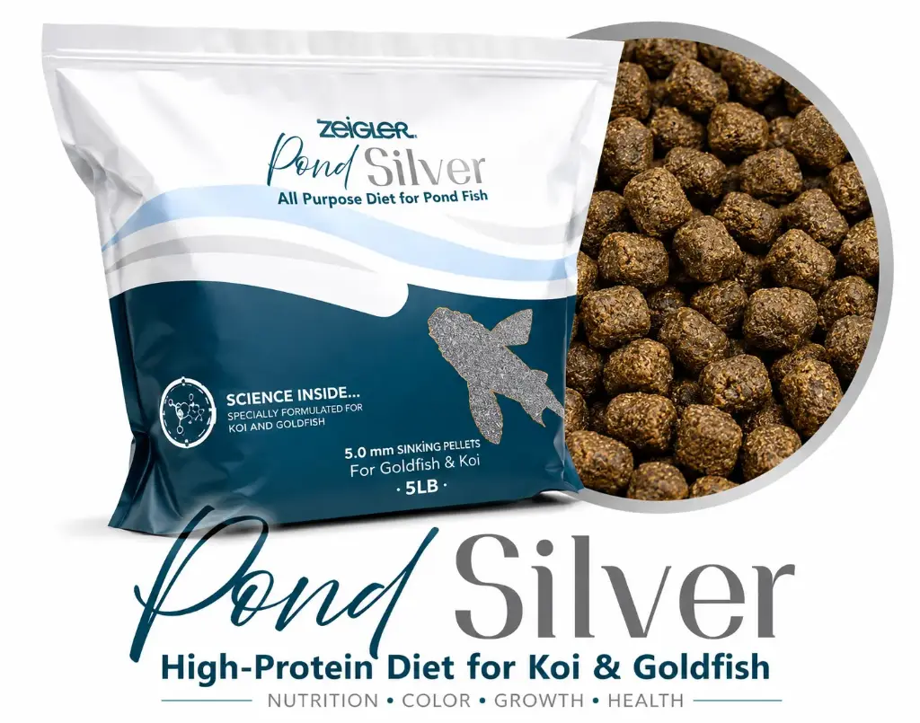 Zeigler Fin Fish Silver (Game Chow) 3mm Floating pellets