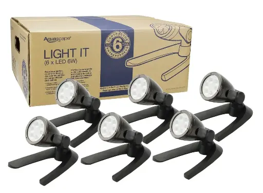 [AQS84048] AQUASCAPE SPOTLIGHT - 6-WATT - 6-PACK