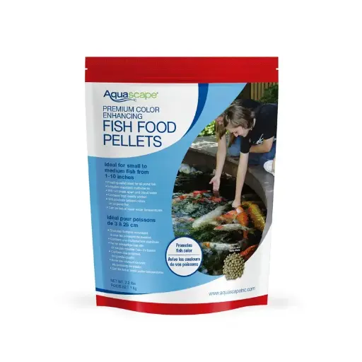 [AQS98874] AQUASCAPE PREMIUM COLOR ENHANCING FISH FOOD-SMALL PELLETS - 2.2 LB / 1 KG