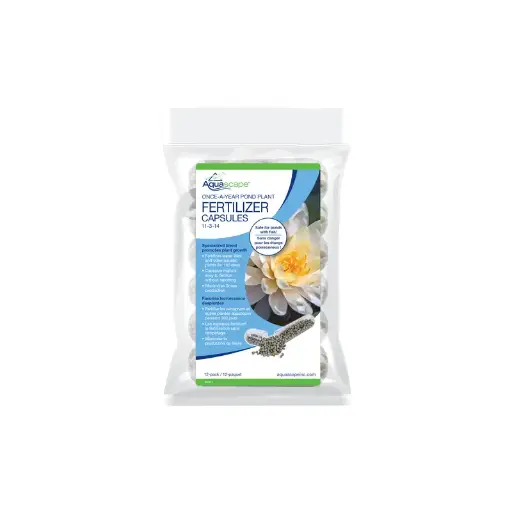 [AQS89011] AQUASCAPE ONCE-A-YEAR POND PLANT FERTILIZER CAPSULES (QTY 12)