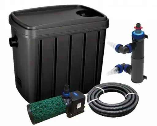 [MTBSTP Pro] Matala BioSteps II + Magna-Flow Pump MF-1100EZ  + 25ft 3/4" Kink Free Tubing + EzClear 16W UVC Clarifier + Hose Clamps (MTBIOSTEPSPRO)