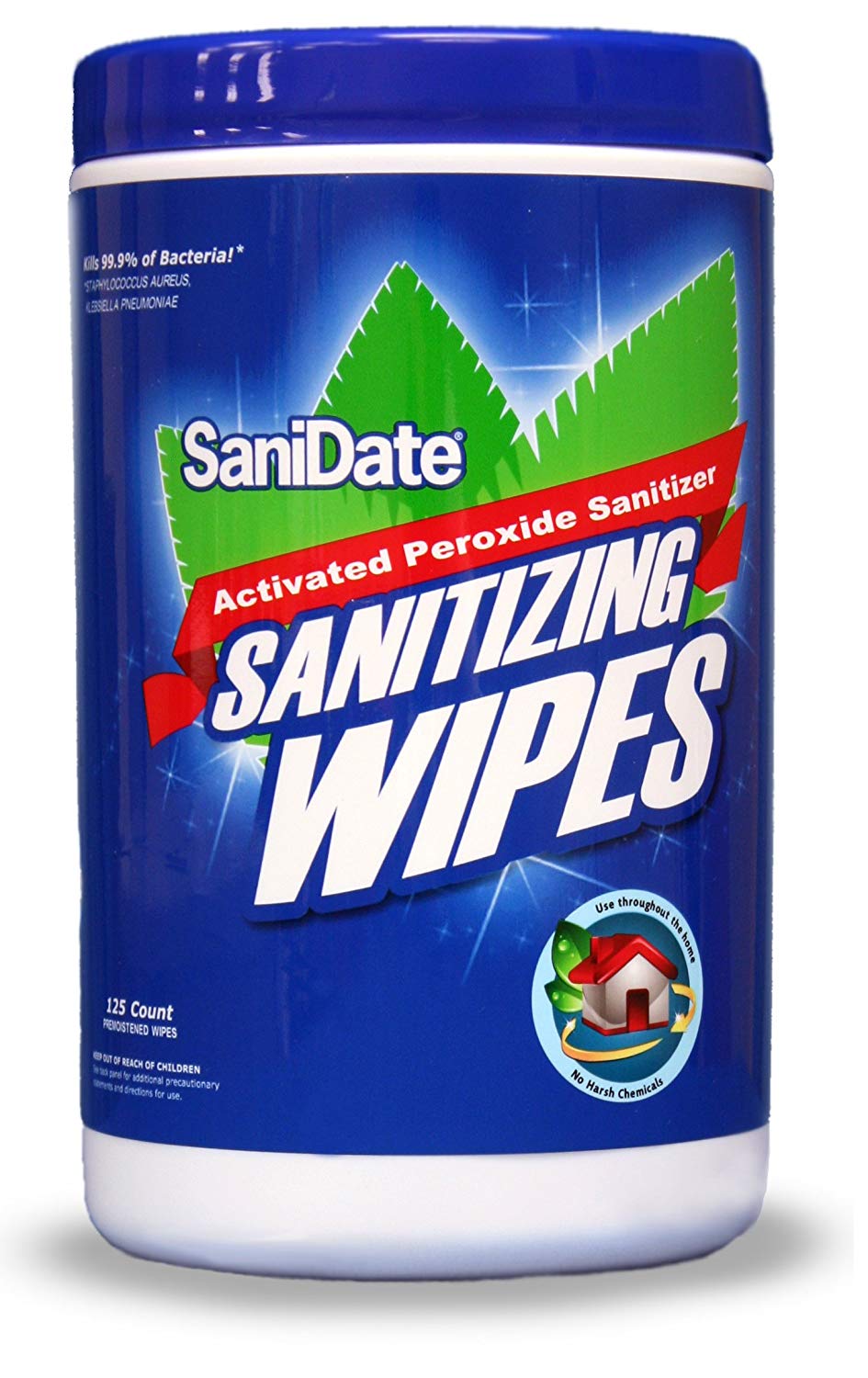 SaniDate? Sanitizing Wipes 125 CT Pond and Pet Direct