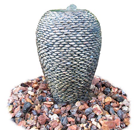 Tranquil Décor - Stacked Pebble Fountain Kit - Fountain w/ RBH26 and ...